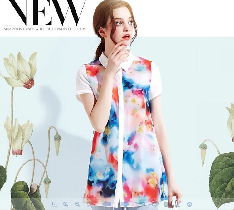 WT6137 Colourful Top As Picture
